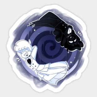 FNF Ghost Twins Sticker